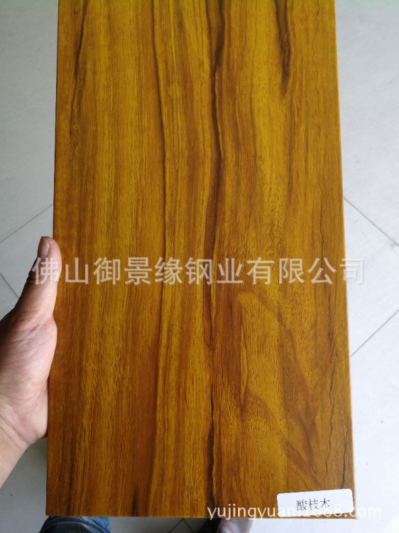 佛山201不銹鋼熱轉印木紋加工 201不銹鋼巴西花梨木紋板