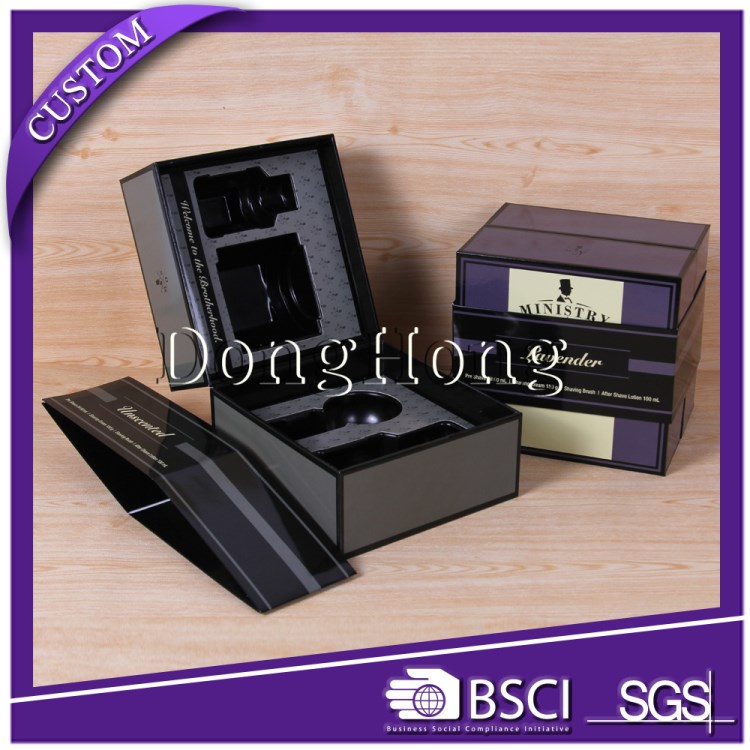 定制帶封套翻蓋香水套裝禮品盒 過亮油香水盒 perfume paper box