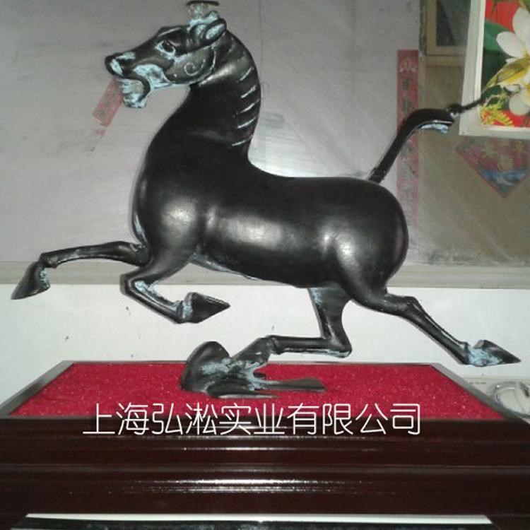 仿古青銅器 企業(yè)文化禮品 家居辦公裝飾品 馬踏飛燕 銅奔馬