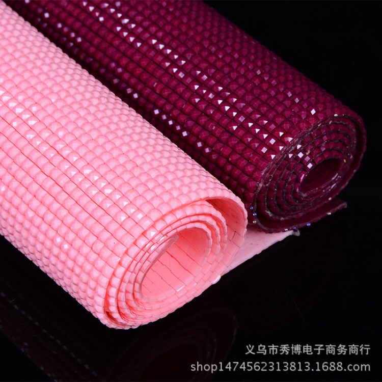 自粘網(wǎng)鉆單色樹(shù)脂排鉆 新款背膠水鉆  服飾配件 72種色系可定制