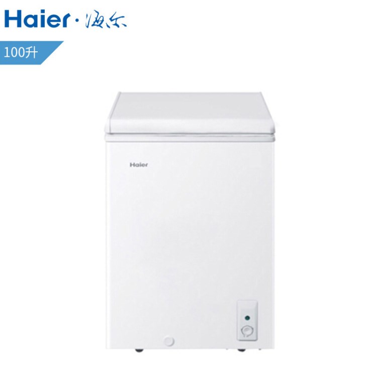 海爾（Haier）BC/BD-100HD家用臥式小冰柜單溫冷藏冷凍柜低霜節(jié)能