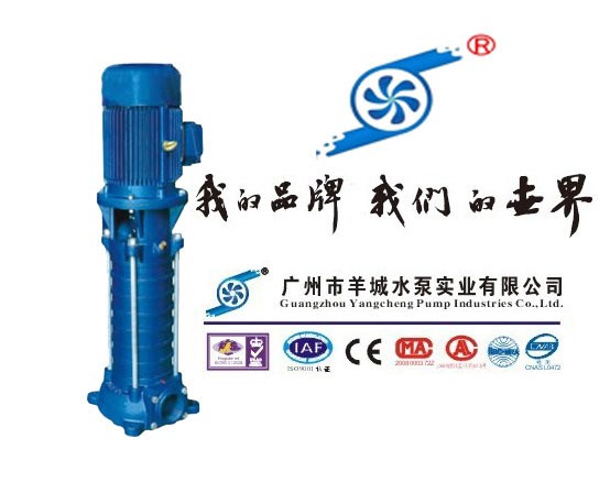 立式多級泵/5.5KW電機多級離心泵/110米多級供水泵/熱水加壓泵