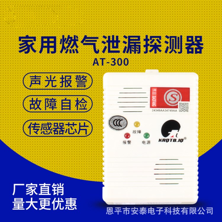 家用燃?xì)鈭缶魈烊粴饷簹馓綔y器液化氣泄漏報警器可燃?xì)怏w報警器