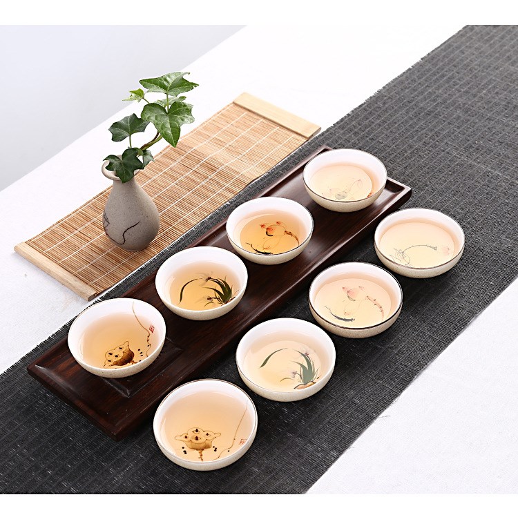 手繪品杯景德鎮(zhèn)陶瓷茶杯 青花瓷品杯 茶碗 普洱茶杯 青瓷杯 
