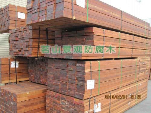 商丘樟子松南方松柳桉菠蘿格防腐木工廠批發