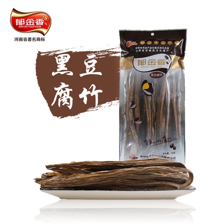 廠家直銷  手工 郁金香黑豆腐竹159g 量大從優(yōu) 腐竹批發(fā)