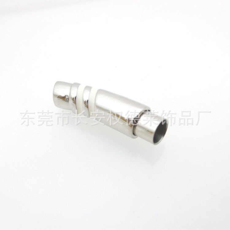 廠家供應(yīng)316L不銹鋼鑄造磁鐵扣  磁鐵圓管扣