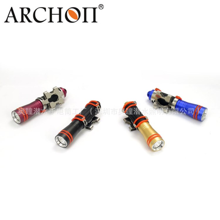 ARCHON/奧瞳 新版D1A 潛水手電筒 面鏡燈 水下信號指示燈