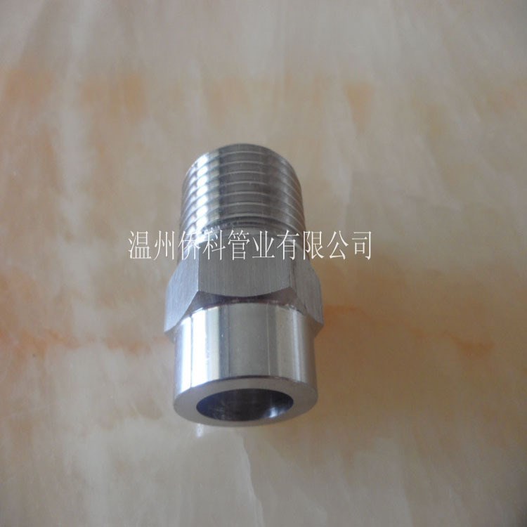 僑科生產(chǎn)不銹鋼波紋管接頭平面平口焊接單頭外絲現(xiàn)貨供應廠家直銷