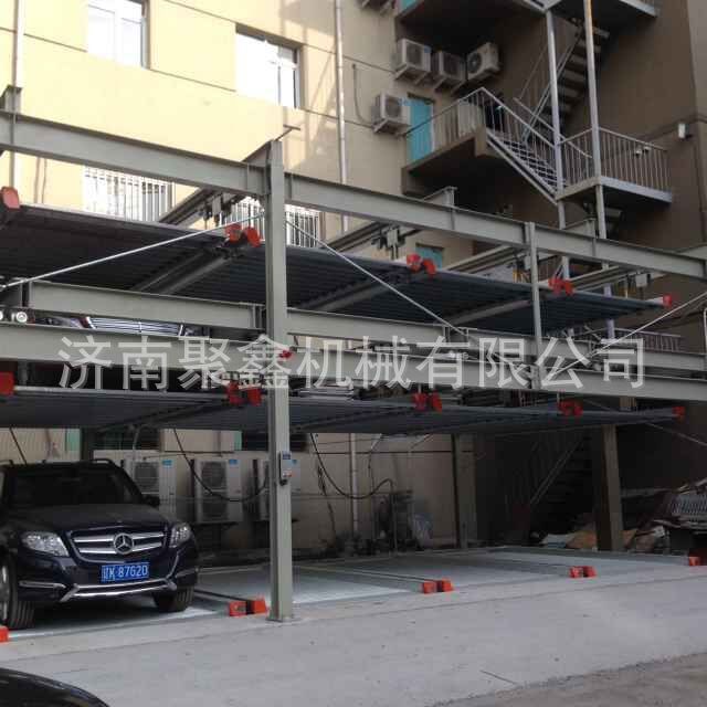 小區(qū)雙層立體車庫(kù) 升降橫移式停車位 兩層智能停車設(shè)備