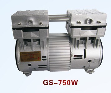 生產(chǎn)批發(fā)靜音無油空壓機(jī)主機(jī) GS-750W