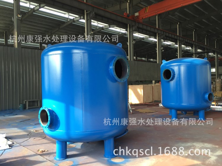 嘉善工廠直供 A3鋼襯膠過濾器罐體 濾層1.2米