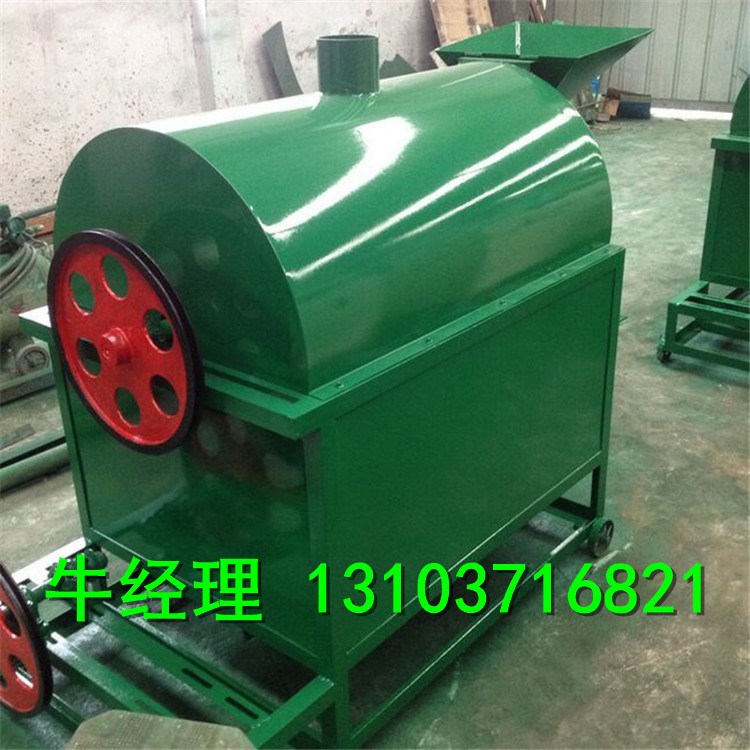 直銷50斤滾筒炒貨機  多功能干果炒籽機 自動控溫加熱花生炒鍋
