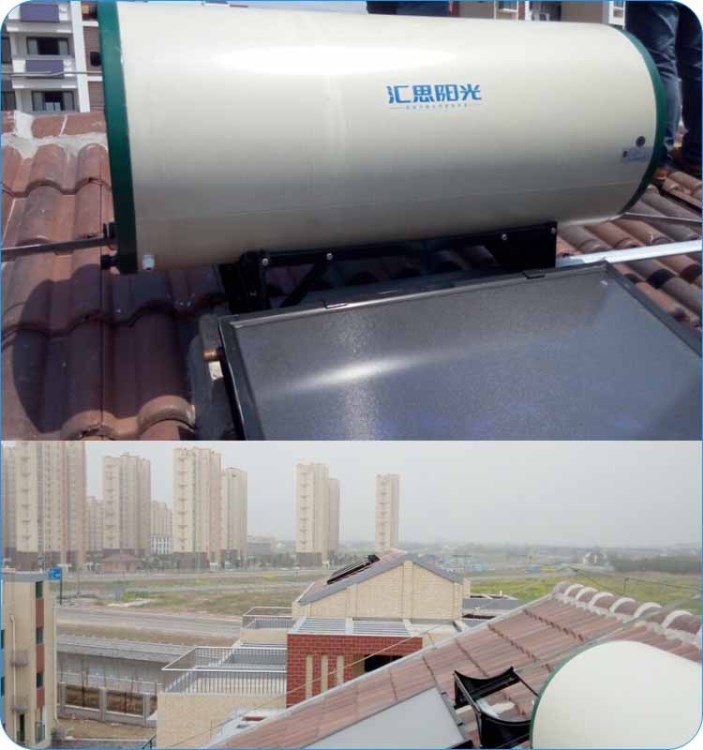 中空玻璃蓋板平板太陽能集熱器