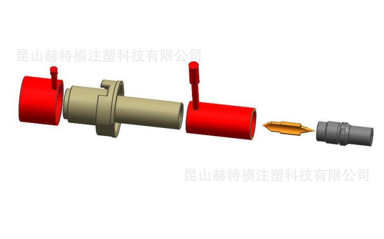 昆山赫特模熱流道公司生產(chǎn)，專用于尼龍加纖料。