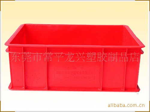 五金不良品專用紅色塑料箱 （顯眼） 50個起訂小型塑膠周轉箱