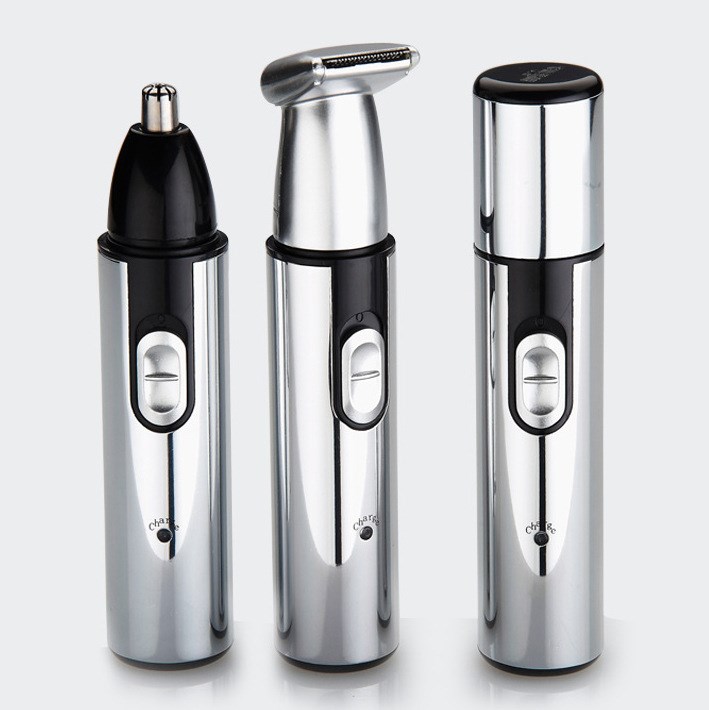 新品不銹鋼鼻毛修剪器水洗刀頭電動充電刮胡鬢角鼻毛器TV二合一