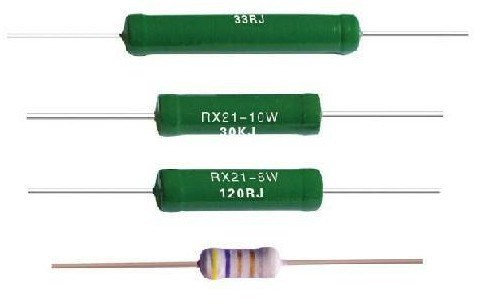 1w 2w 電阻 繞線電阻 五色環(huán)電阻 電阻器 精密度5%