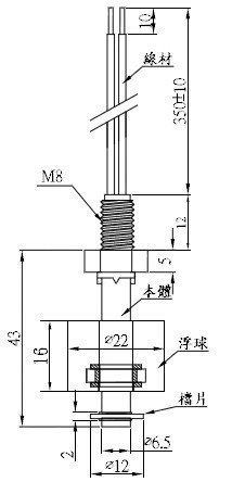 供應小型塑膠浮球開關GMF-43I