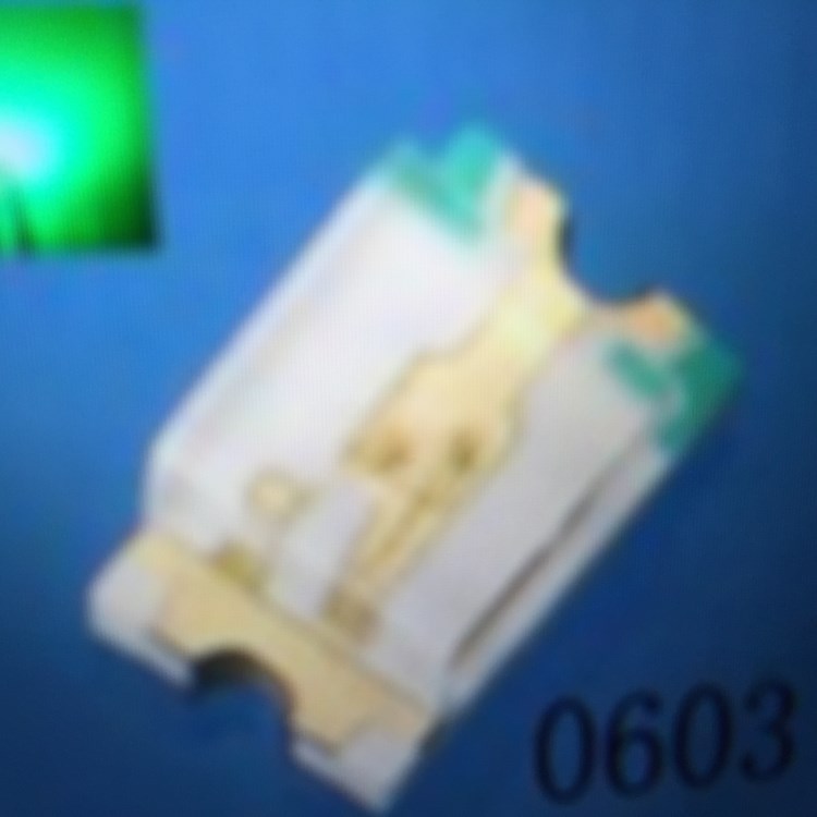 廠家直供發光二極管led貼片燈珠三安0603綠燈