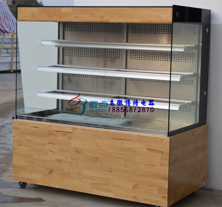 烘焙蛋糕房咖啡廳日式直角敞開蛋糕柜1.8米 定做風(fēng)冷無霜三明治柜