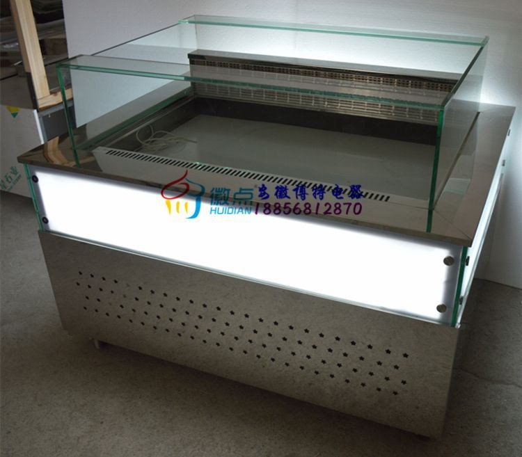 風冷敞口蛋糕冷藏柜 烘焙坊西餅屋三明治保鮮柜1.5米帶燈箱