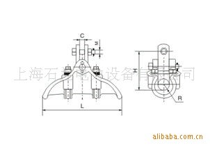 懸垂線夾(下垂式)(XGF)/電力金具工廠,金具