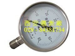 西安儀表廠YE-100B不銹鋼膜盒壓力表