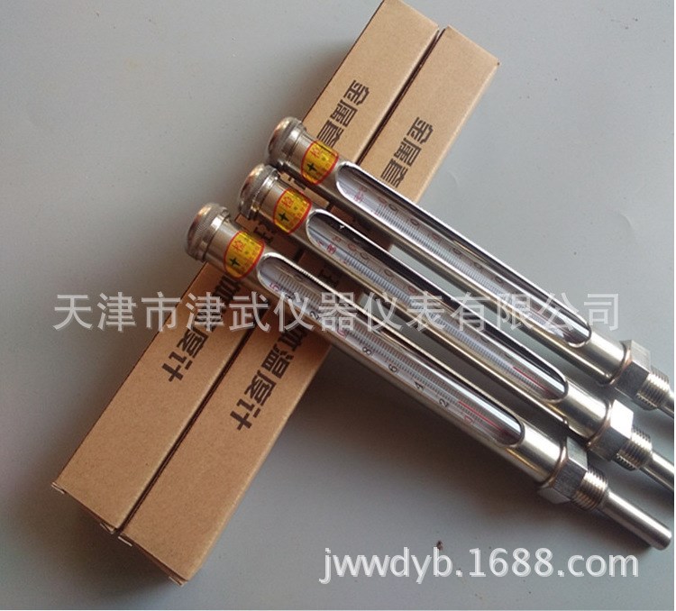 WNG-11 WNG-11 全304不銹鋼金屬套管溫度計水溫計鍋爐管道工業(yè)中