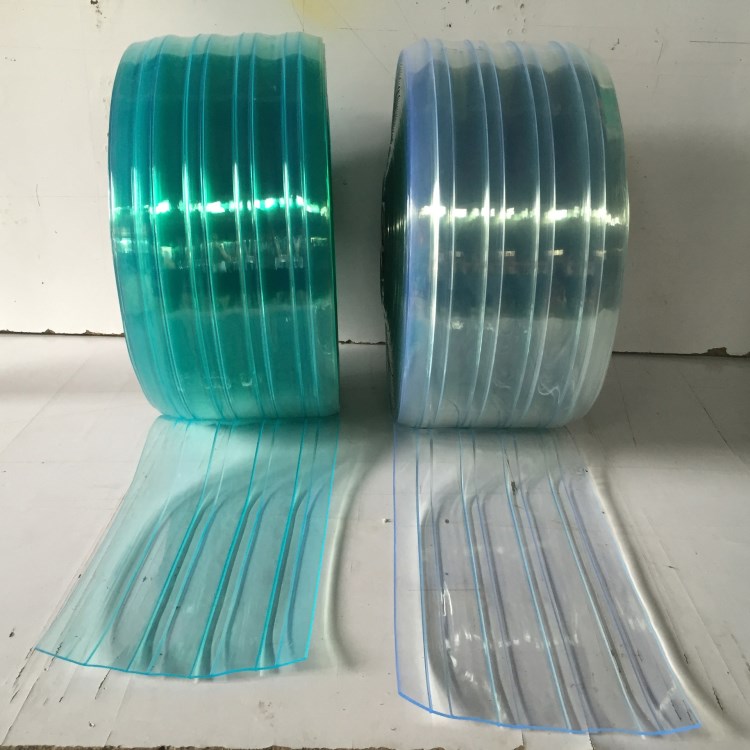 防靜電門簾 廠家直銷pvc隔冷隔熱軟門簾 綠色條紋防靜電門簾