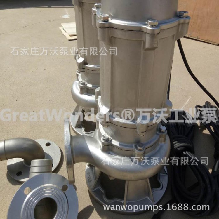 廠家直銷50QWP20-15-1.5排沙潛水泵排沙泵排污泵耐磨潛水吸沙泵