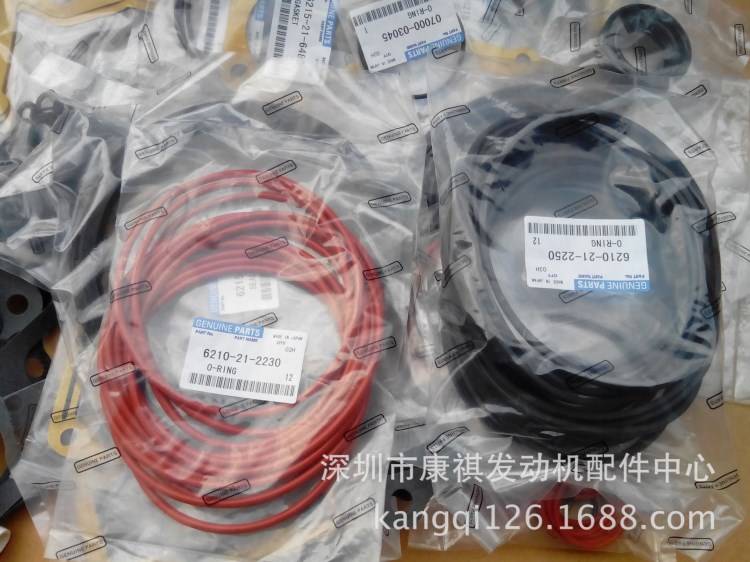 供應(yīng)日本12V140船用發(fā)動機(jī)缸套膠圈6210-21-2230