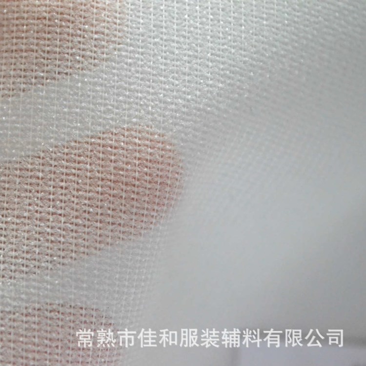 廠家直銷 雙點(diǎn)經(jīng)編襯 時(shí)裝有紡襯 服裝輔料 環(huán)保中型襯布