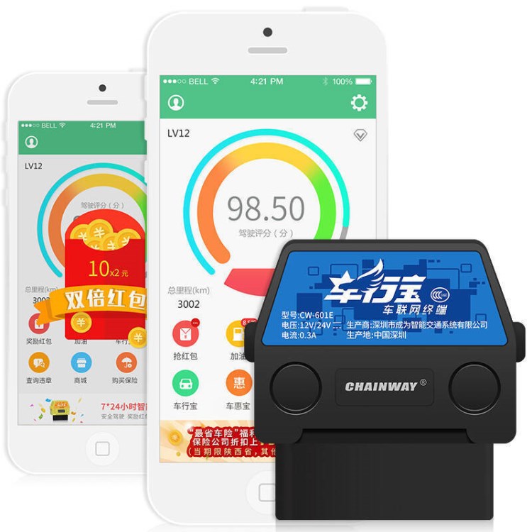 車行寶紅包賺錢的盒子 GPS導(dǎo)航/免安裝GPS定位/汽車OBD/防盜/追蹤