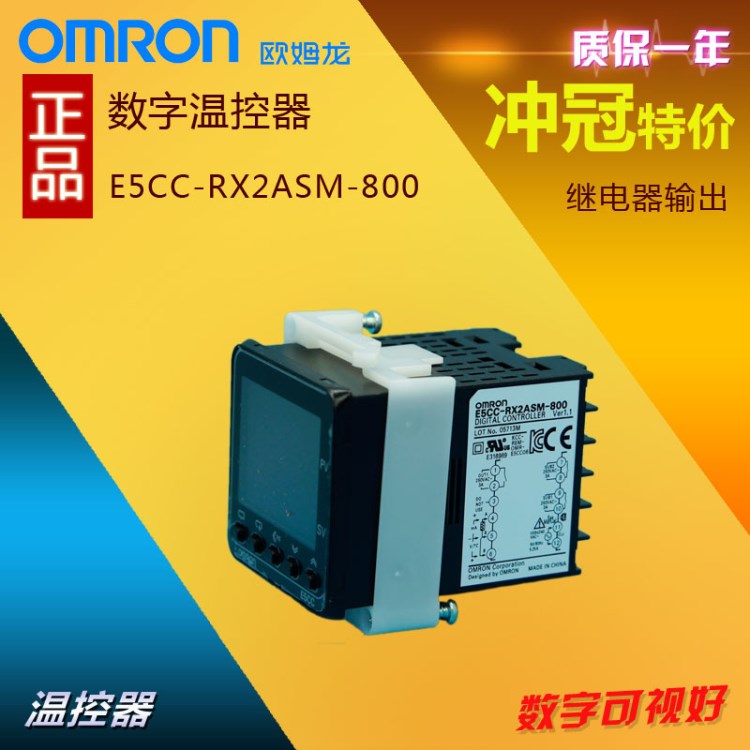 omron歐姆龍溫度控制器E5CC-RX2ASM-800 小型數(shù)字溫控儀器