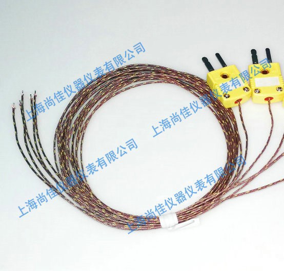 OMEGA熱電偶線+小黃插頭GG-K-30-0.5M