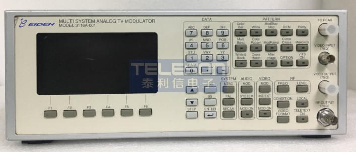 EIDEN營電MODEL 3116A-001 多制式模擬電視信號發生器-二手