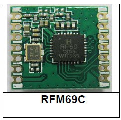 RFM69C无线收发模块 抗干扰RF模块 FSK调幅无线模块 868/915模块