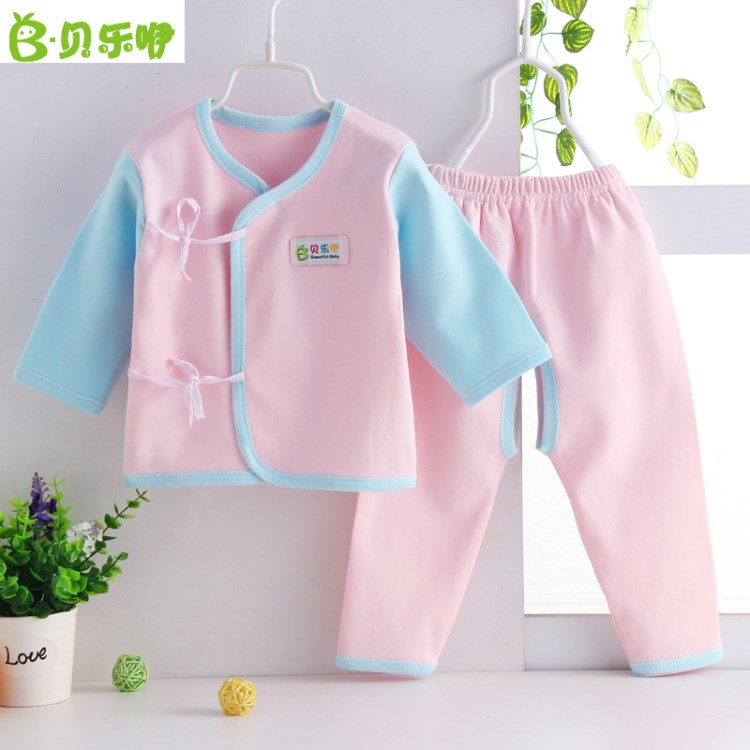 特賣精品童裝新生兒嬰兒衣服四季內(nèi)衣套裝寶寶和尚服全棉安陽直銷