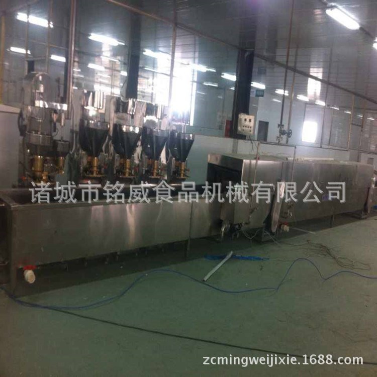 供應銘威HFL-4肉丸成型蒸煮冷卻流水線