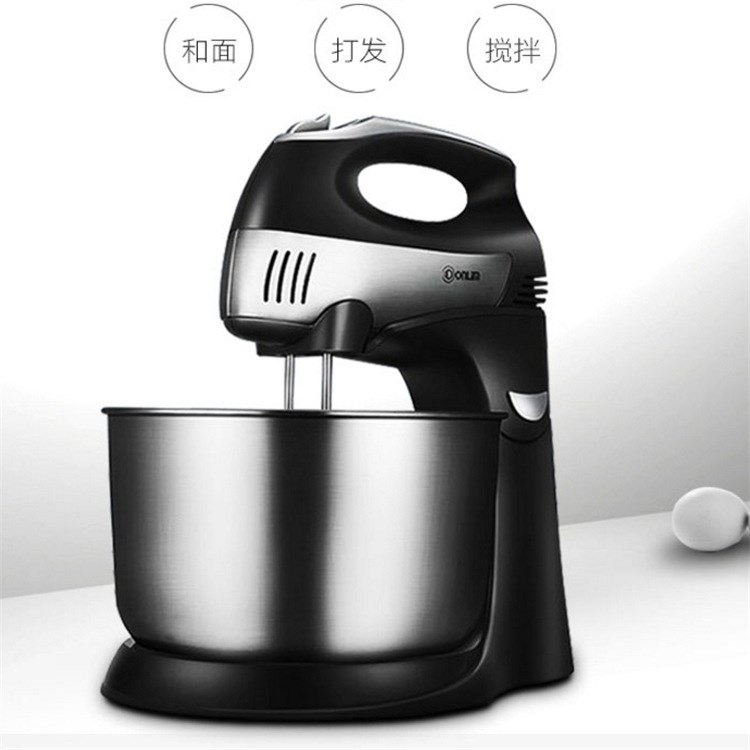 東菱打蛋器電動(dòng)家用烘焙臺(tái)式打蛋機(jī)帶桶打奶油機(jī)奶蓋機(jī)攪拌和面糊