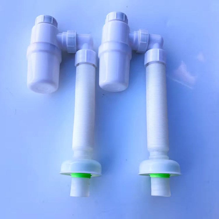 廠家批發(fā)面盆臺盆洗臉盆p型下水管排水管下水器防堵防臭下水管