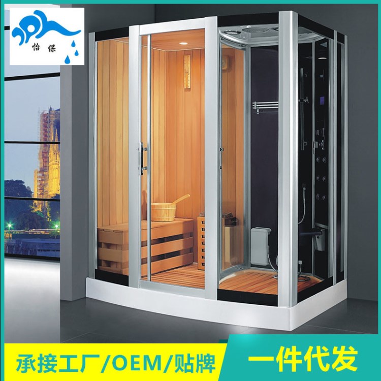 廠家直銷 家用整體多功能干濕蒸汽房 淋浴房 亞克力桑拿房