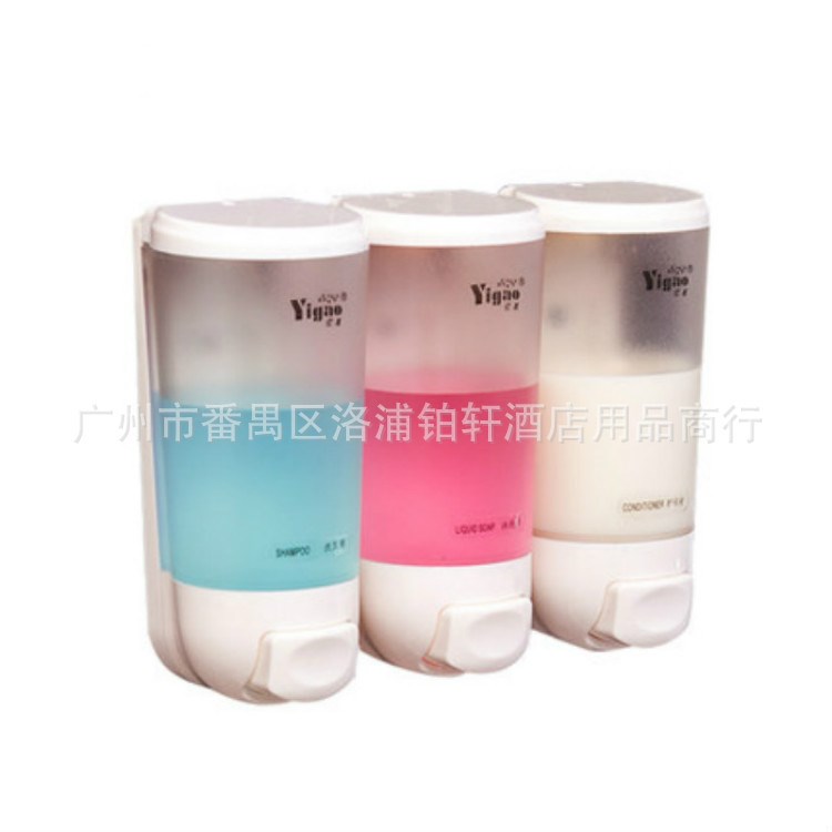 衛(wèi)浴三頭皂液器400ML*3 洗手液器 酒店皂液盒 衛(wèi)生間給皂機(jī)