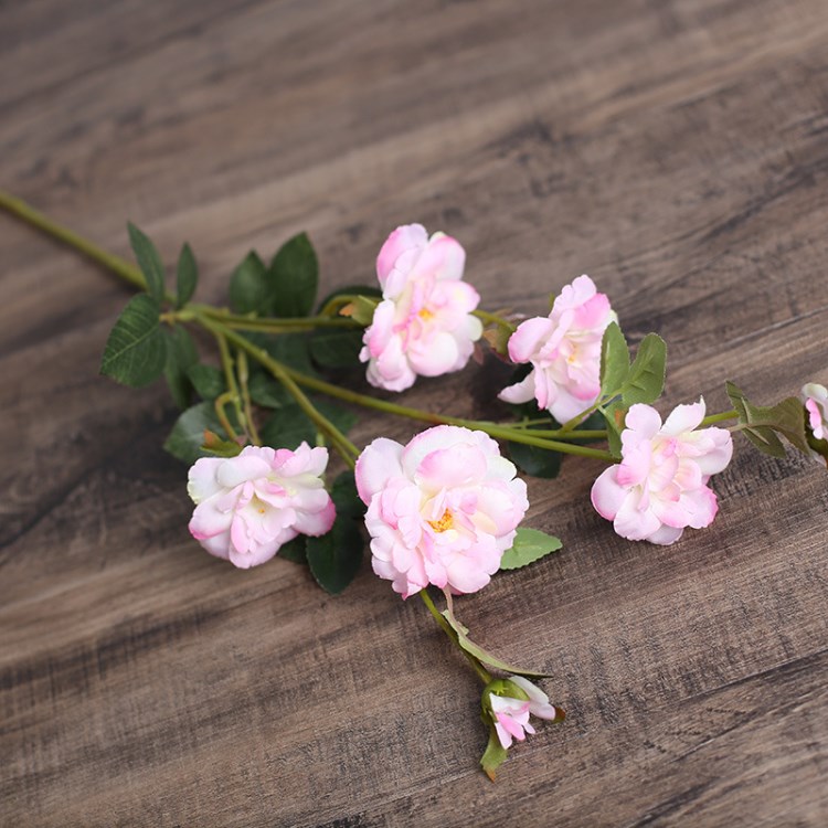 仿真花冰山月季花絹花假花玫瑰花束花卉居家花擺婚慶場(chǎng)景花海布置