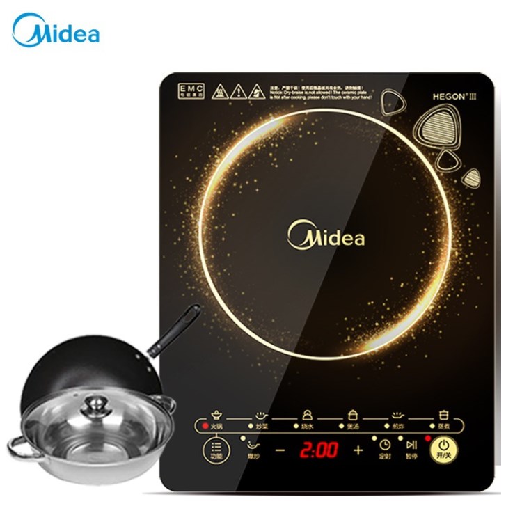 【Midea/美的】WK2102多功能电磁炉家用触屏智能定时送双锅