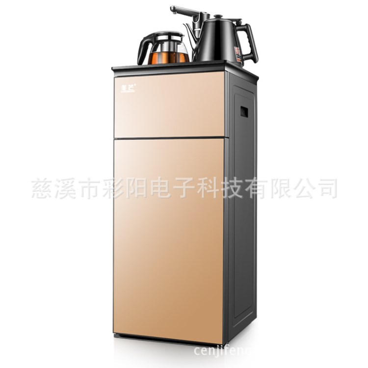 冬芒飲水機(jī)茶吧機(jī)立式冷熱家用自動(dòng)上水?dāng)嚯娭悄苡|屏速熱防燙型