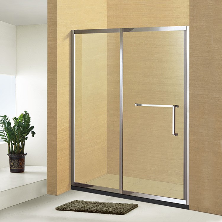 佛山廠家直銷淋浴屏 干濕分離玻璃屏 酒店工程淋浴屏隔斷