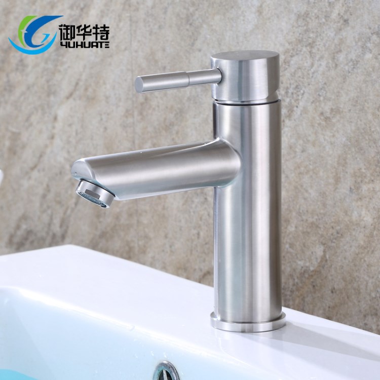 南安衛(wèi)浴潔具批發(fā)不銹鋼冷熱水龍頭衛(wèi)生間廚房單孔面盆浴室衛(wèi)浴