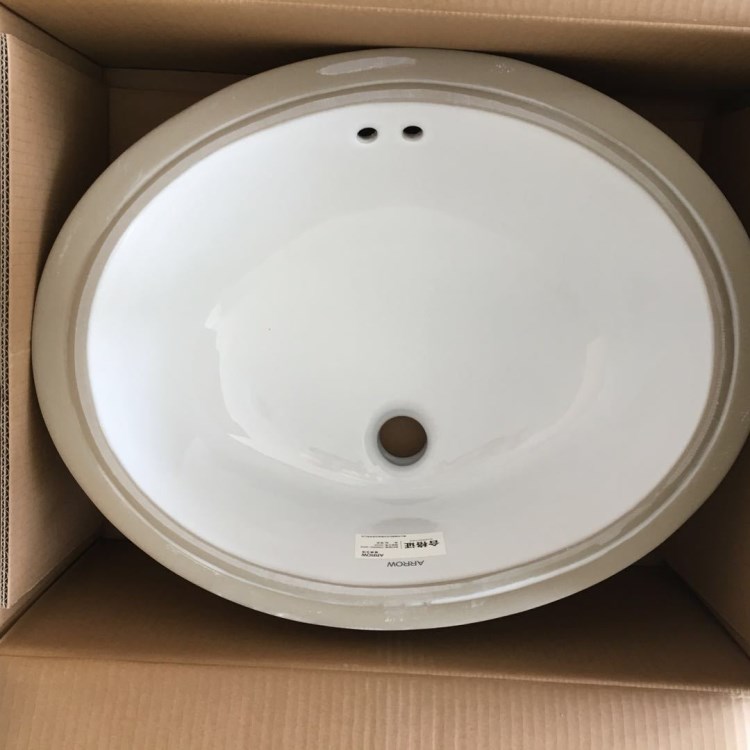 臺(tái)下盆AP406AE型號(hào) 面盆一體陶瓷盆 洗漱池